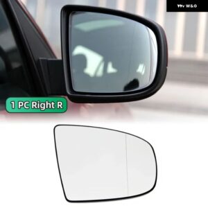 BMW X5 E70 2007-2013 X6 E71 E72 2008-2014 加熱サイドミラー ガラスドア ウイング リアビューバックミラー ガラスアクセサリー - 1PC Right