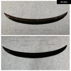 BMW X6 E71 スポイラー 2008-11 2011-14 ABS 素材未塗装色リア トランク スポイラー カーアクセサリー - Glossy Black