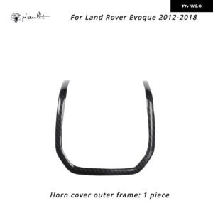 ランドローバー EVOQUE 2012-2018 インテリア モールディングアクセサリーカーボン スタイル ギア シフト パネル センター コンソール 装飾 LHD