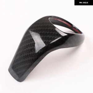 BMW X1 F48 2シリーズ F45 F46 2015 - 2018 AT カーアクセサリーカーボン ギア シフト ノブカバー トリム インテリア カーアクセサリー - ABS carbonfiber