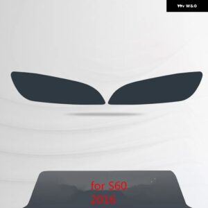 ボルボ S60 XC90 XC60 V90 アクセサリー ヘッドライト フィルムカラーブラックスモークマットライト ヘッドライト フィルム ステッカー - for XC60 2016