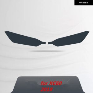 ボルボ S60 XC90 XC60 V90 アクセサリー ヘッドライト フィルムカラーブラックスモークマットライト ヘッドライト フィルム ステッカー - for XC60 2018