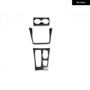 BMW X5 E70 2008-13 ABS カーボン スタイル アクセサリー室内装飾モールディングカバー トリム ステッカー - Gear shift-A 3PCS