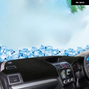 スバル XV 2013-17 ダッシュボード カバー ダッシュマットサンシェード 計器デスク滑り止めパッド アクセサリー 2013-2017 - rhd