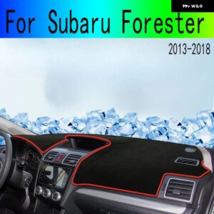 スバル フォレスター 2013-18 ダッシュボード カバー マットサンシェード 回避ライトパッド カーペット抗 UV ケース - lhd2