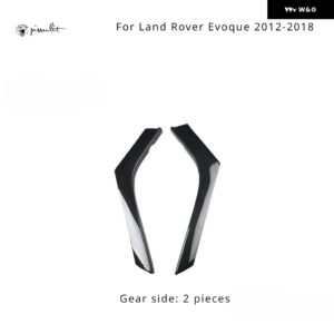 ランドローバー RHD イヴォーク 2012-2018 インテリア モールディングアクセサリーカーボン スタイル ギア シフト パネル センター コンソール 装飾 - Gear side