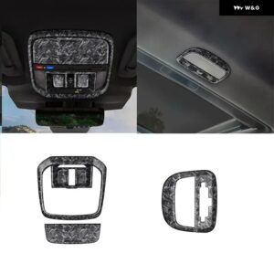 スバル フォレスター 2025 ABS インテリア ACCESSORIE 車 フロントリア ルーフ読書灯ランプスイッチランプ シェード パネル - forging　front　rear