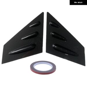 スバル 2個 サイドウィンドウルーバースクープカバー ベント WRX STI 4-DR 2015-21 カーアクセサリー - carbon　fiber