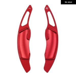 スバル 2個 ステアリングホイール シフト パドル シフター フォレスター XV クロストレック インプレッサ アルミ ステアリングホイール シ - Red