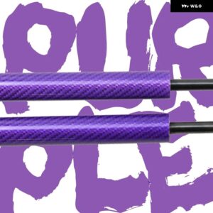 スバル リフト サポート ガスストラット ショック リア ブーツ テールゲート ダンパー アウトバック BL BP 2003-2009 レガシィ - Purple　Carbon　Fiber