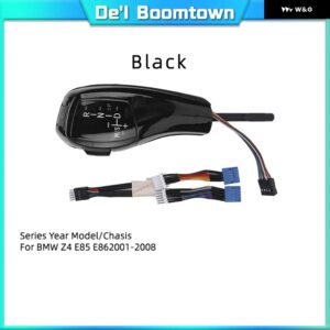 BMW LED ギアノブ シフト シフター レバー 1 3 5 6シリーズ E90 E60 E46 85 E86 E39 E53 E92 E87 E93 E83 X1 X3 Z4 E89 カーアクセサリー - Z4 E85 E86 Black