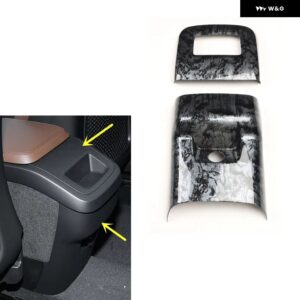 ボルボ XC90 2015 16 17 18 19 20 21 22 23 プラスチック 黒木目調 装飾 アクセサリー インテリア ギア トリム ステッカー - Type A Back air vent