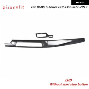 BMW 5シリーズ F10 535I 11-2017 アクセサリー フロントエア アウトレット パネ??ル 車室内 装飾 カーボン風木目調 ステッカー - LHD