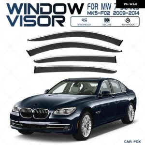BMW 740LI E66 F02 G12 G70 ウィンドウバイザー アクセサリーブライトストリップウィンド ディフレクター バイザー レインガードドアバイザー - F023