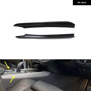 BMW X5 F15 2014-18 右ハンドル ABS カーボン スタイル 装飾 アクセサリー インテリア トリム ステッカー - Side gear