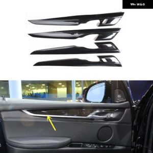 BMW X5 F15 2014-18 ABS カーボン スタイル アクセサリー車内 装飾 モールドカバー トリム ステッカー - Type B door trim