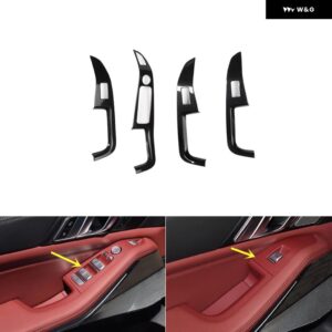 BMW X5 G05 2019-22 プラスチック カーボン スタイル 装飾 アクセサリーカー インテリア ギアドア トリム ステッカー - Windows control pane
