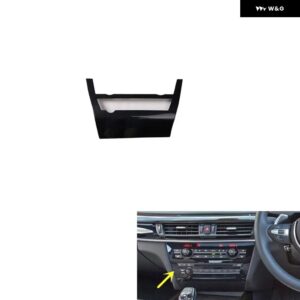 BMW X6 F16 2015-19 右ハンドル プラスチック カーボン スタイル 装飾 アクセサリー インテリア トリム ステッカー - Center console