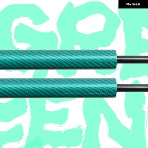 ランドローバー テールゲート ダンパー レンジローバー スポーツ L320 LS 2005-2013 トランク ブーツ ガスチャージ ガスストラット - Green Carbon Fiber