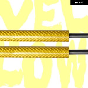 ランドローバー テールゲート ダンパー レンジローバー スポーツ L320 LS 2005-2013 トランク ブーツ ガスチャージ ガスストラット - Yellow Carbon Fiber