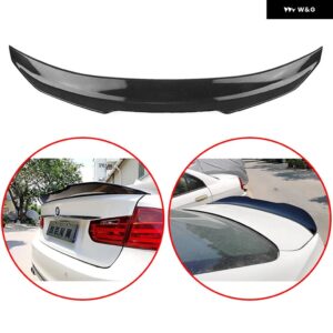 BMW ABS PSM スタイル スポイラー ウィング 3シリーズ F30 F35 2012-2018 320I 320LI 325LI 328I ブラックカーボンの外観 - Glossy Black