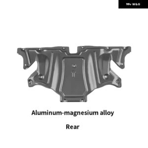 テスラ エンジン プレート適合 モデル3 モデルY エンジン ガード ン鋼 エンジン アクセサリー - alloy Rear
