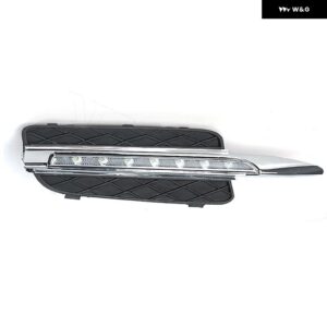 BMW X-CAR 車 LED フロント バンパー DRL デイタイム ランニングライト フォグ ヘッドランプ ライトカバー スタイリング X5 E70 2007 2008 2009 2010 - Right-8LED
