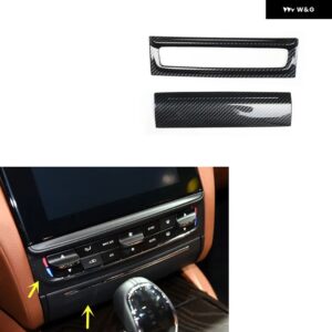 マセラティ クアトロポルテ 2013 14 15 16 17 18 19 20 21 ABS カーボン スタイル 装飾 アクセサリー インテリア ギ - Type A Air panel