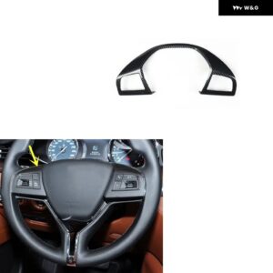 マセラティ クアトロポルテ 2013 14 15 16 17 18 19 20 21 ABS カーボン スタイル 装飾 アクセサリー インテリア ギ - Steering Wheel