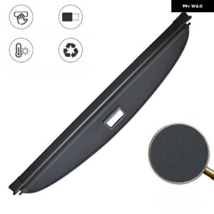 BMW X3 2019-23 カーゴカバー トランク キャリア カーテン 折り畳み式シールド アクセサリー 収納 - canvas