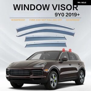 ポルシェ エン 9PA 92A 9Y0 ウィンドウバイザー ウェザーシールドサイドウィンドウ ディフレクター ウィンドウ 装飾 カイ高輝度ストリップ - 9Y0 2019