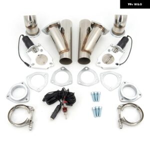 スバル 2.5 3インチ 63MM 76MM デュアル電気マフラー バルブ カットアウト システム ダンプ排気カットアウトバイパ ブ DKYS - 3.0inch