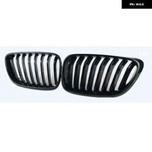 BMW ペアMカラー/グロスブラック フロント バンパー キドニー グリル グリル 2シリーズ F22 F23 F87 M2 2014-2020 カー スタイリング アクセサリー - c