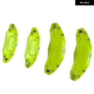 テスラ 4個フィット モデルY キャリパー カバー 合金 19 20インチ ホイールハブ 2021-24 - Green