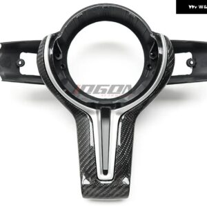 BMW カーボン ステアリングホイール カバー を交換 M スポーツ M3 M4 M5 M6 F80 1 3 4シリーズ X3 X4 F80 F82 F12 F30 F31 F32 F33 F34 F36 - Silver