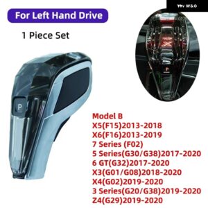 BMW クリスタルギアスティック シフト ノブレバー ヘッドル X5 X6 X3 X4 F02 G30 G38 G01 G08 G02 G29 F20 F22 F30 F10 - Model B
