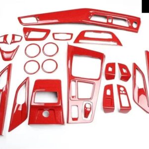 BMW 1 2シリーズ F40 F44 118I 120I 220I 2020-23 24 アクセサリー カーボン車室内 装飾 パネル ステッカー - Vivid Blue