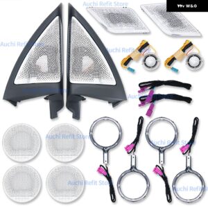 BMW 11色 LED スピーカー カバー X3 IX3 X4 G01 G02 車ミッドレンジツイーター HIFI 音楽 ステレオ ホーン 装飾 アンビエントライト - X3 G01