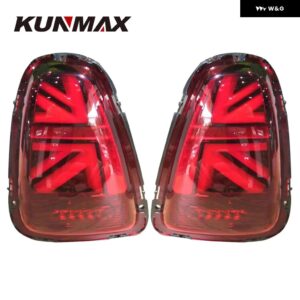 BMW 12Vペアカーライトの ミニクーパー R56 R57 2007-2013 ブレーキリアライト テールランプ自動 LED ライト テールライト - 2007-2013 Red