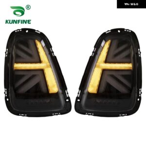 BMW 2X テールライト 現 ミニ R56 2007-2013 LED ウインカーライト DRL ブレーキリバース テールライト テールランプペア - 2007-13 Smoke