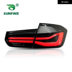 BMW 2X テールライト を見る F35 F30 318I 318LI 320I 3シリーズ 2013-2018 LED ダイナミックウィンカー プラグアンドプレイテールランプ - Type A smoker
