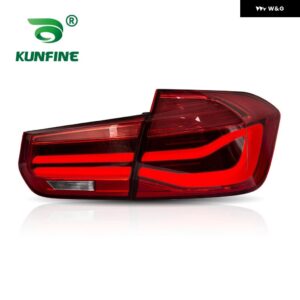 BMW 2X テールライト を見る F35 F30 318I 318LI 320I 3シリーズ 2013-2018 LED ダイナミックウィンカー プラグアンドプレイテールランプ - Type A Red