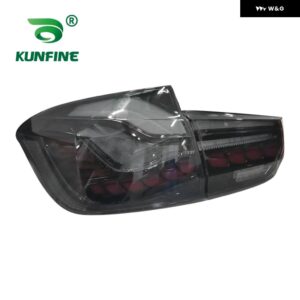 BMW 2X テールライト を見る F35 F30 318I 318LI 320I 3シリーズ 2013-2018 LED ダイナミックウィンカー プラグアンドプレイテールランプ - Type B smoker