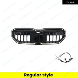 BMW LEDライト グリル 5シリーズ G60 G61 I5 スタイル キドニー グリル フロント グリル グリッド M スポーツ照光ランプカーパーツ - Regular Style