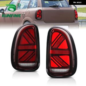 BMW 2X テールライト 現 MINI R60 2010-2016 LED ダイナミックウィンカー プラグアンドプレイテールランプリバースフォグ テールライト - 2010- 16 red white