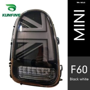 BMW テールライト 動作のペア MINI F60 2014-2021 LED ダイナミックウィンカー プラグアンドプレイテール ランプリバース テールライト - 2014-2021Black clear