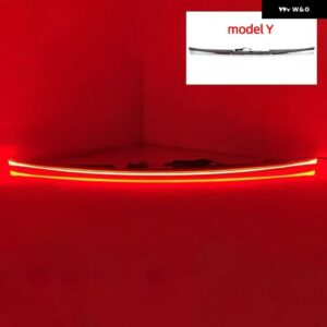 テスラ モデル3Y 2017-2023 LED リア トランク テールライト バー スルータイプランプ ストリーマーウィンカー幅クロスチューニング - model y