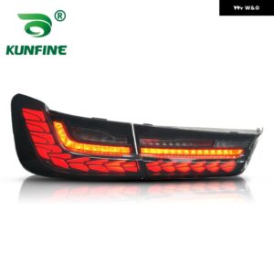 BMW 2X テールライト 現 3シリーズ G20 G28 2019-2021 LED ダイナミックウィンカー プラグアンドプレイテールランプ テールライト - brown mirror cover