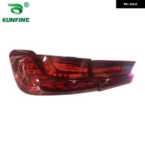 BMW 2X テールライト 現 3シリーズ G20 G28 2019-2021 LED ダイナミックウィンカー プラグアンドプレイテールランプ テールライト - red mirror cover