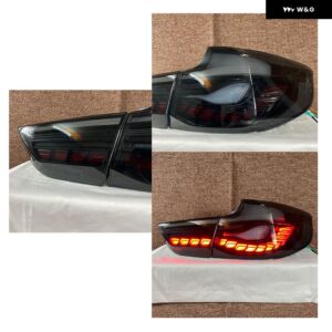 BMW テールライトペア M4 2013-2021 4シリーズ LED ダイナミックウィンカー プラグアンドプレイテール ランプリバース テールライト - Smoked